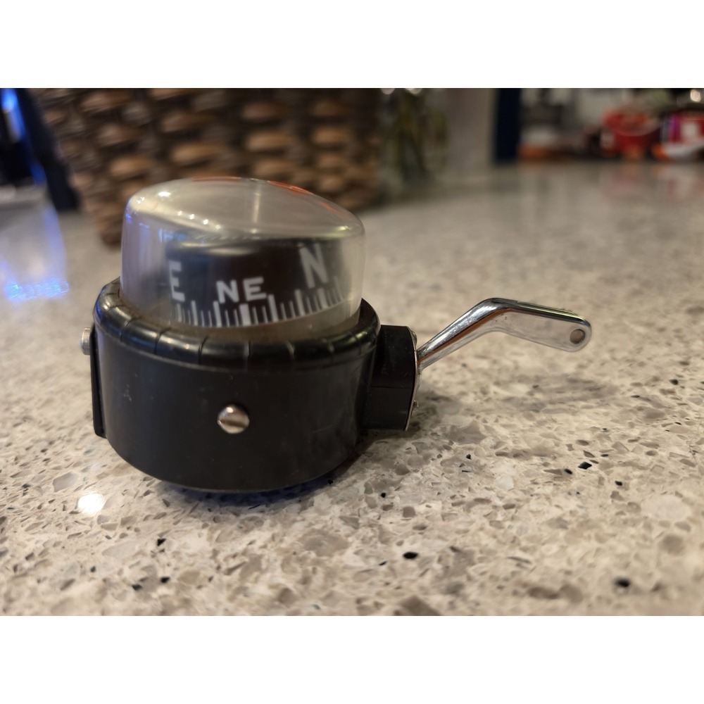 Vintage Taylor Instrument Companies Boat/Car Dash Black Navigator Compass.